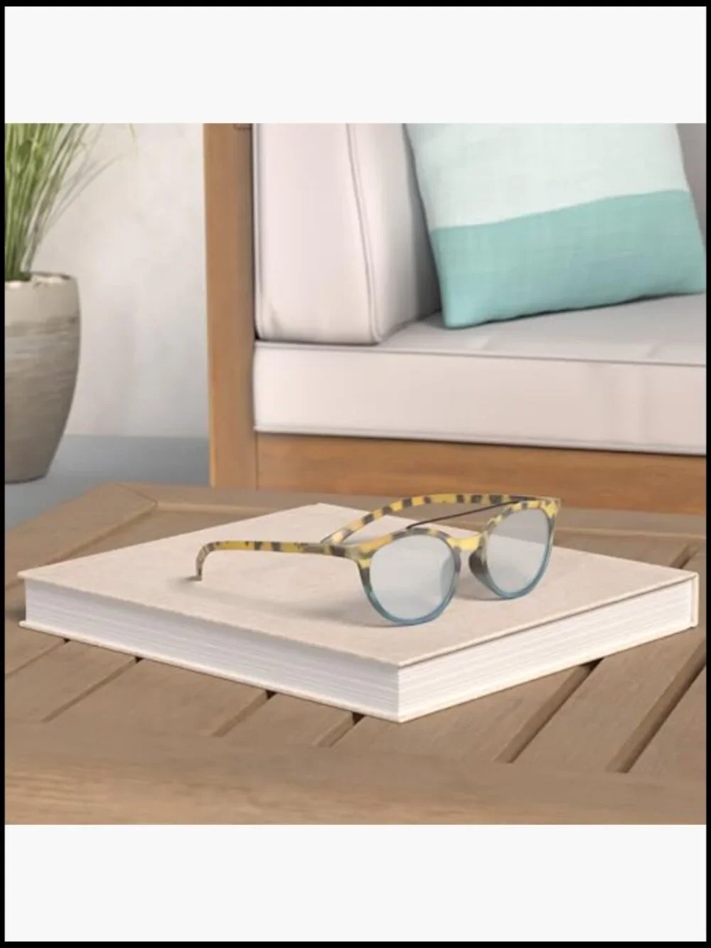 Polarized Sunglasses, Evolve Material, Round Aviator Frame